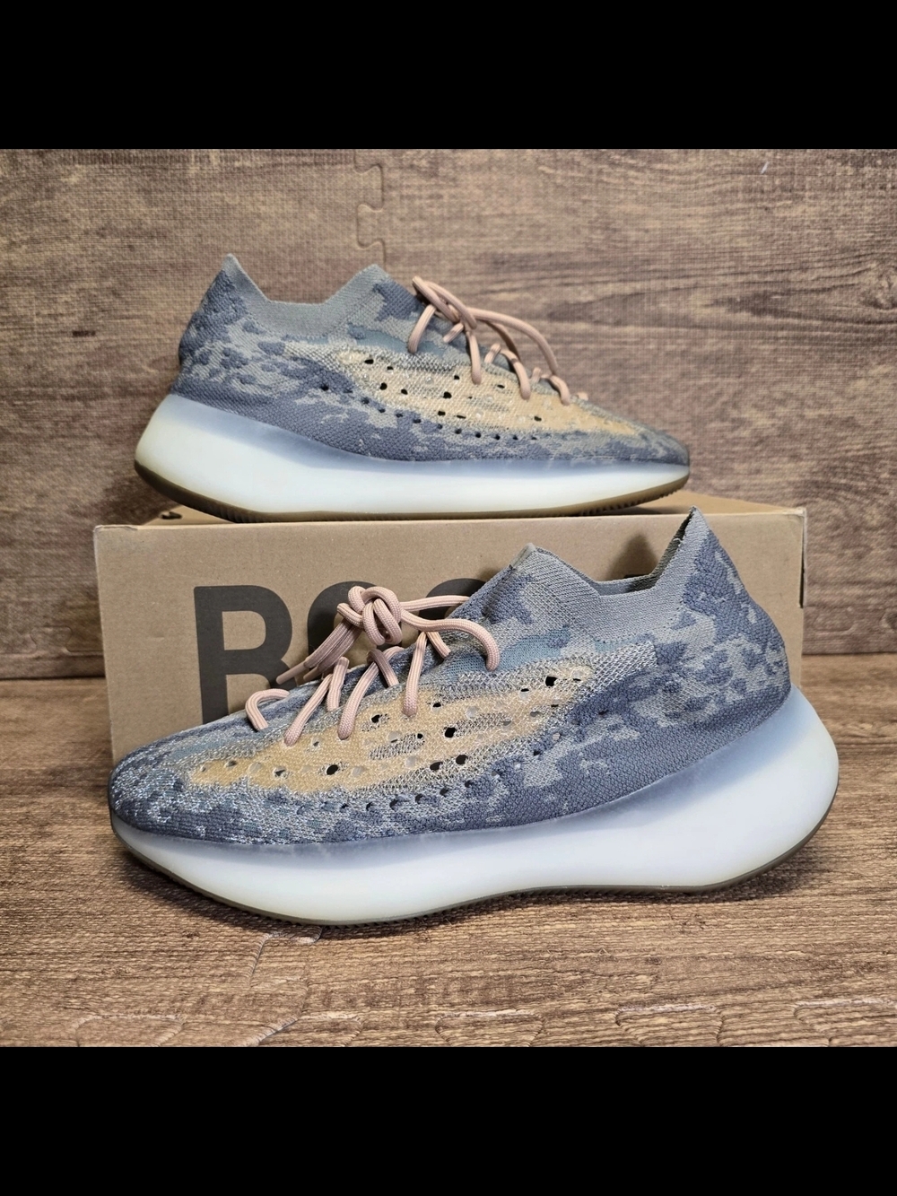 Adidas Yeezy Boost 380 Mist Reflective FX9846 Shoes Sneakers Size 12